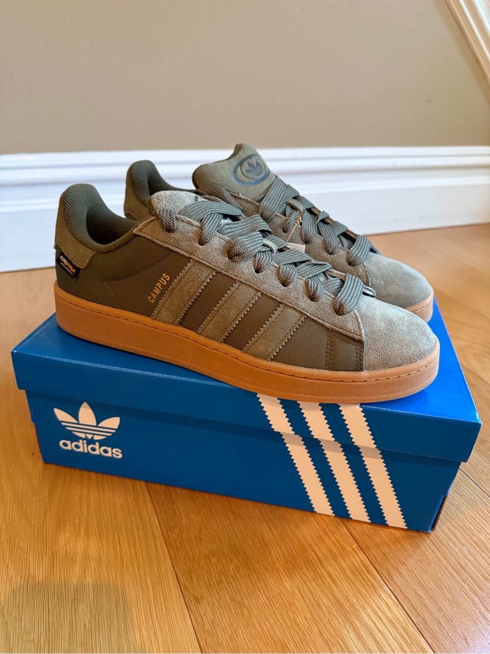 NWT Adidas Originals Campus 00s Cordura Olive Sneakers - Men’s 11.5